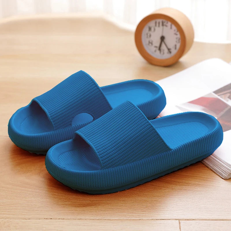 Bronx Premium Thick Pilow | Cloud Slides Slippers Platform Soft Sandal