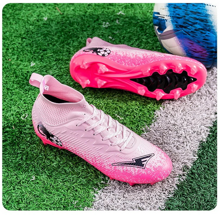 Scoremaster Professional CR7 High Top Soccer Cleats Shoes Youth Adult