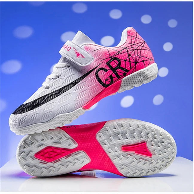 New Ronaldo Kids Soccer Cleats/Shoes/Boots Boy Girl futbol CR7 Youth