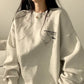 Korean Fashion Oversized Long Sleeve Sweatshirts/Loose Pullovers Harajuku Womens - The GoatFind