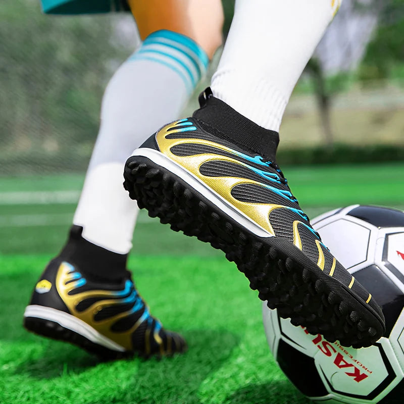 Cristiano Ronaldo Style Mercury Super Sly Soccer Cleats/Shoes High-top - The GoatFind