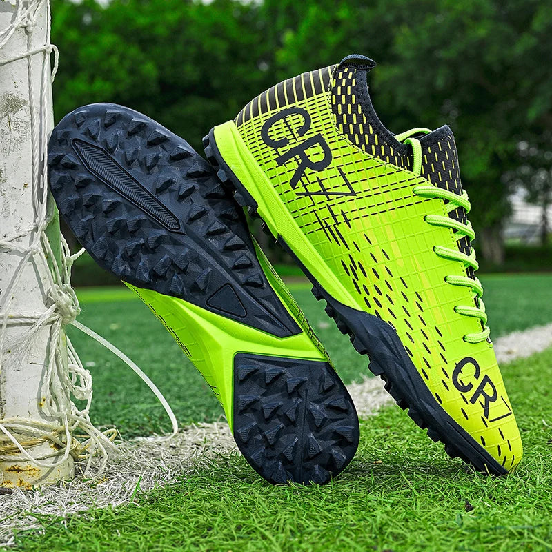 Ronaldo Style CR7 High top Best Soccer Cleats Shoes Youth/Kids Indoor/Outdoor