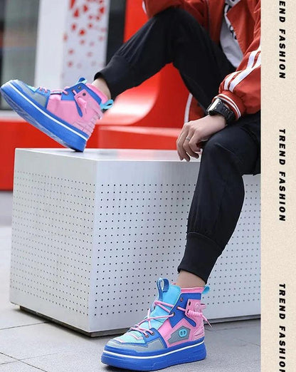 Giovanni Renzo Mens High Top Designer Sneakers/Thick Platform Sole Shoes - The GoatFind