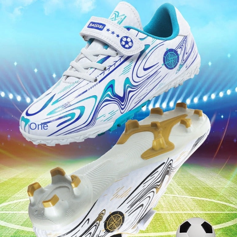 Ronaldo Kids Boys Girls Soccer Cleats FG/TF Indoor Outdoor Soccer Shoes - The GoatFind