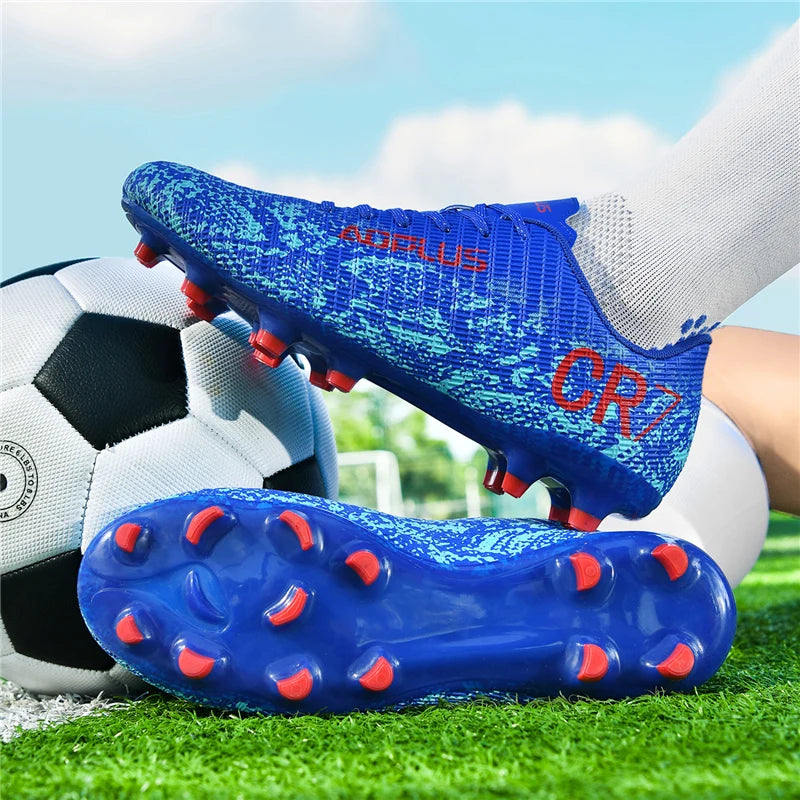 Scoremaster Ronaldo Style CR7 Inspired Soccer Cleats/Shoes Low Ankle Kids Youth