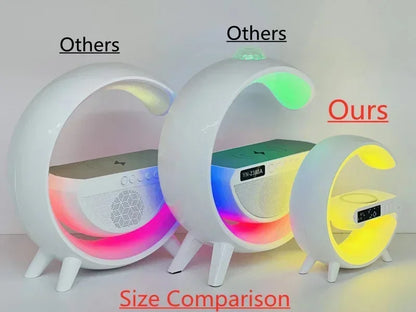 Multifunction IPhone/Samsung Wireless Charger/Phone Charging Station wt Clock - The GoatFind