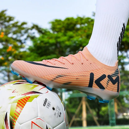 New Kylian Mbappe Style Soccer Cleats/Shoes Outdoor Girls/Boys Kids Adults - The GoatFind