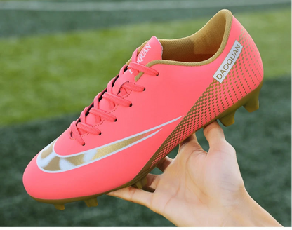 Low Ankle Messi/Ronaldo Light Soccer Shoes Cleats Adult/Youth/Kids FG TURF - The GoatFind