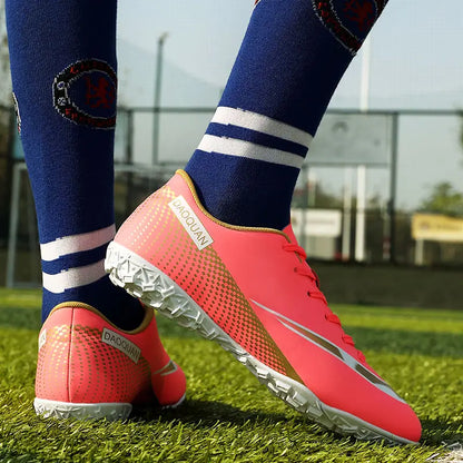 Low Ankle Messi/Ronaldo Light Soccer Shoes Cleats Adult/Youth/Kids FG TURF - The GoatFind