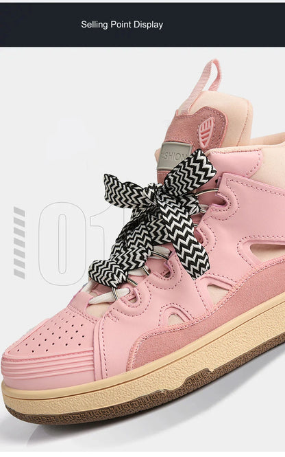 Apex Runners Sneaker Shoes-Thick Laced 2025 Fashion Street Style High Tops - The GoatFind
