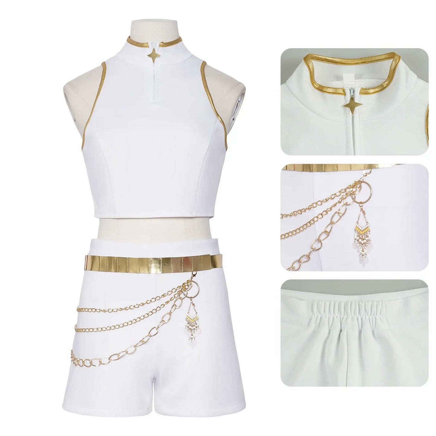 Kids Golden Rumi/Zoey/Mira/Saja Boys Cosplay KPop Demon Hunters Costume