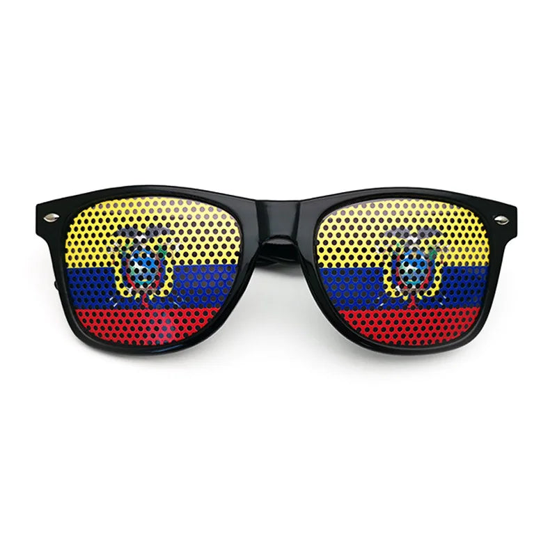 Countries/National Flag Fan Sun Glasses/Eyeglasses/Goggles Black Frame