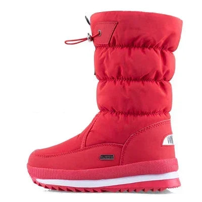 Goatfind Winter Snow Boots Shoes Warm Plush Mid-calf Waterproof Womens - The GoatFind