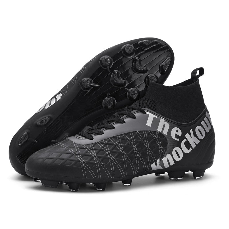 Knockout Soccer Cleats Mbappé High Ankle Soccer Youth Shoes