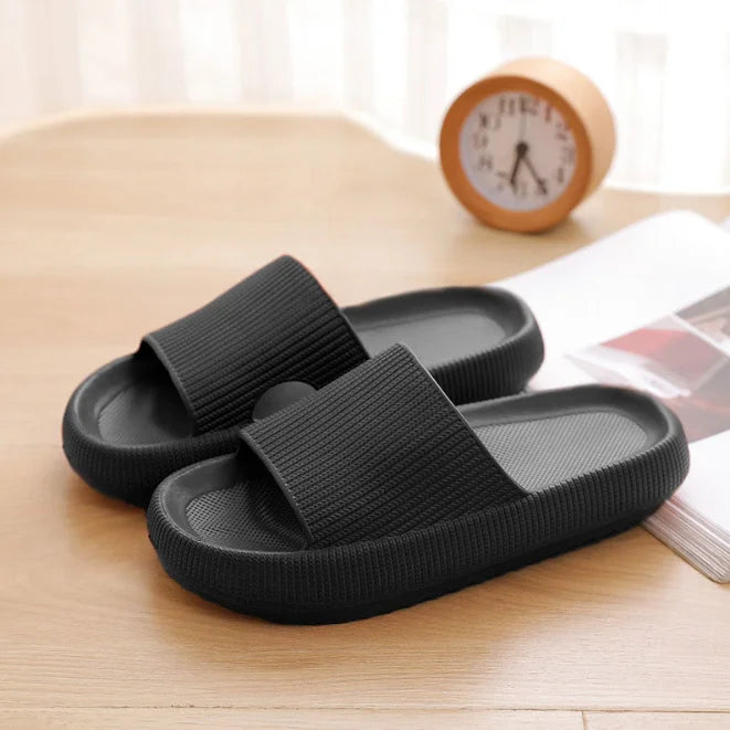 Bronx Premium Thick Pilow | Cloud Slides Slippers Platform Soft Sandal