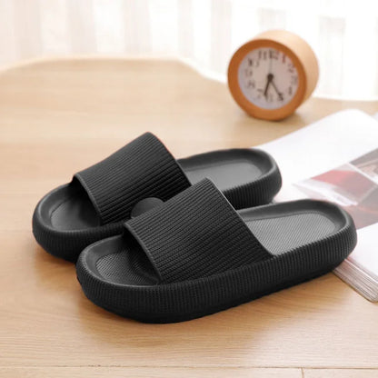 Bronx Premium Thick Pilow | Cloud Slides Slippers Platform Soft Sandal