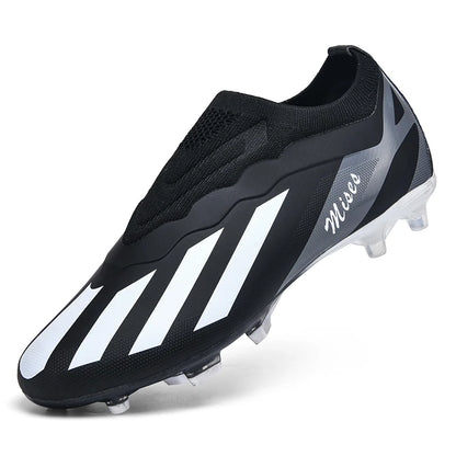 Messi Style Craze Fast Laceless Low Cut Hype Soccer Cleats/Shoes FG TF - The GoatFind