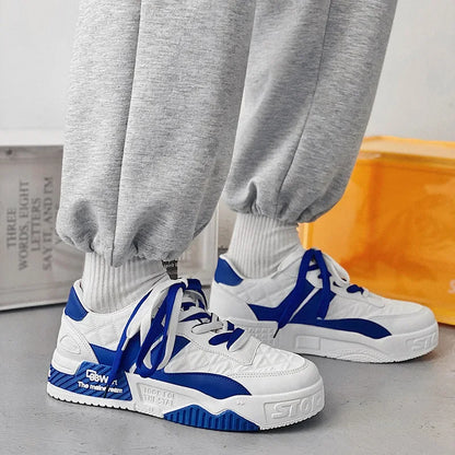 Renzo Premium Two Tones Designer Sneaker Skater Shoes - The GoatFind