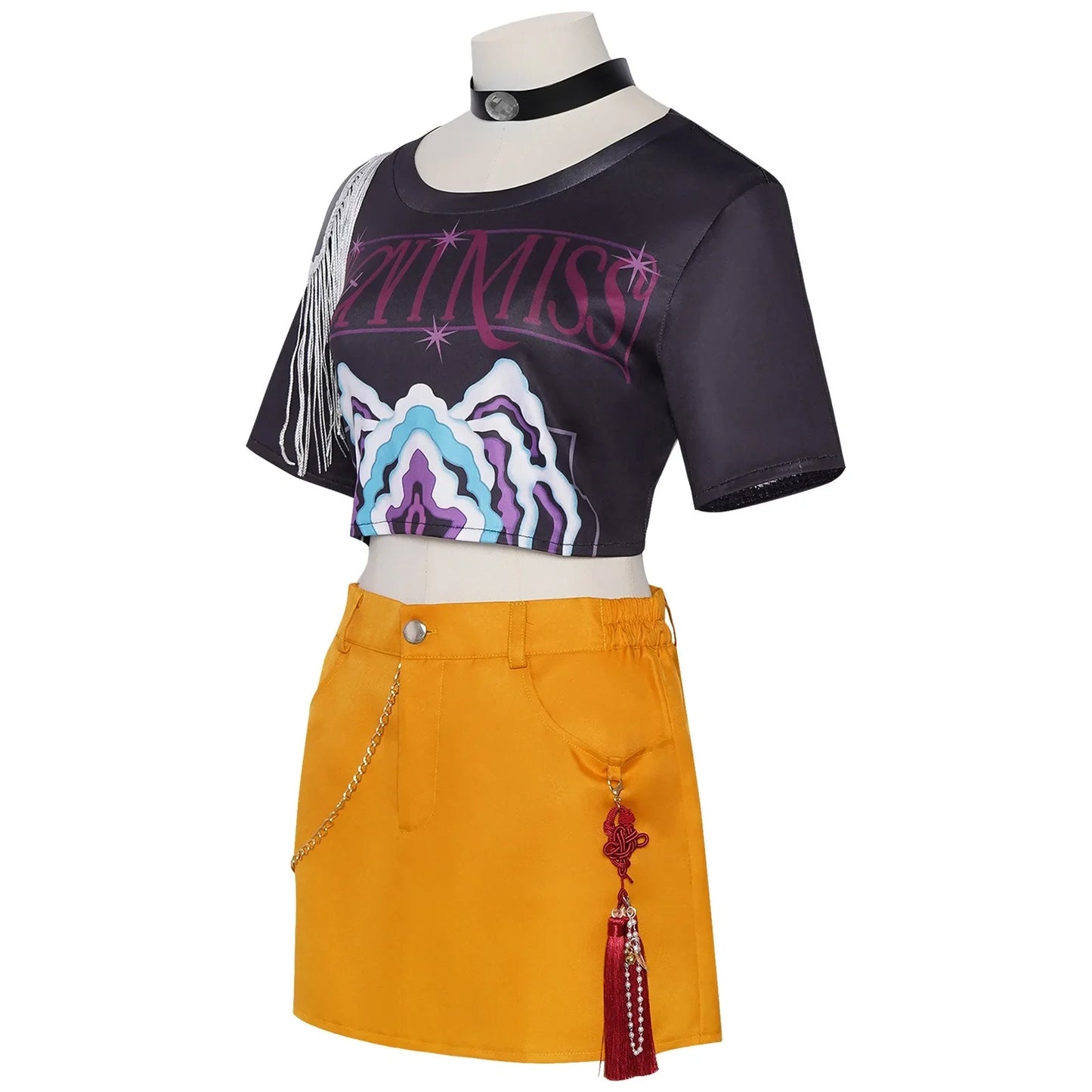 Kids Golden Rumi/Zoey/Mira/Saja Boys Cosplay KPop Demon Hunters Costume