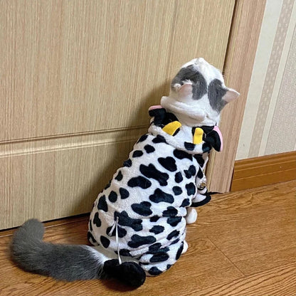 Barky Small Dog Clothes Jumpsuits/Cat Soft Warm Costume - The GoatFind