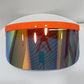 Shield Visor Sunglasses - Retro/Futuristic/Punk Eyewear Cosplay Glasses - The GoatFind Black-Red Mirror., Black-Clear., Pink-Clear Mirror, C10 Blue Miror, Blue-Blue Mirror, C1 Grey Lens, C2 Red Lens, Blue-Clear, C4 Yellow Lens, C5Yellow Gold Mirror