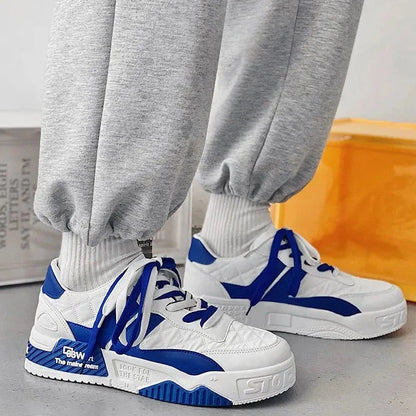 Renzo Premium Two Tones Designer Sneaker Skater Shoes - The GoatFind