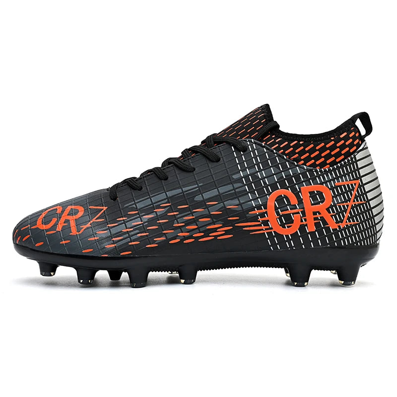 Ronaldo Style CR7 High top Best Soccer Cleats Shoes Youth/Kids Indoor/Outdoor