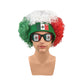 World Soccer/Football Fans Wig Cap Headdress for Kids Adults Cup 2026