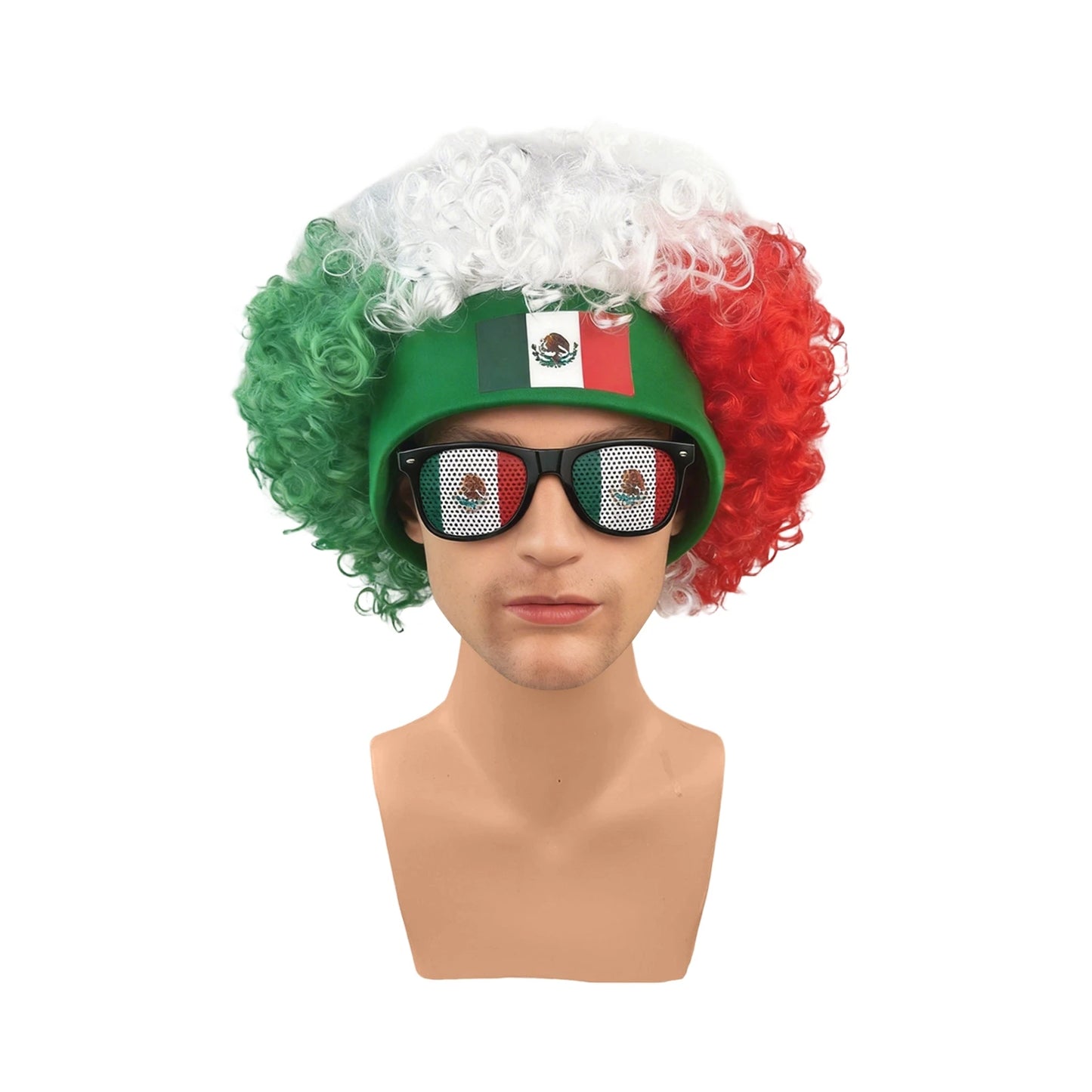 World Soccer/Football Fans Wig Cap Headdress for Kids Adults Cup 2026