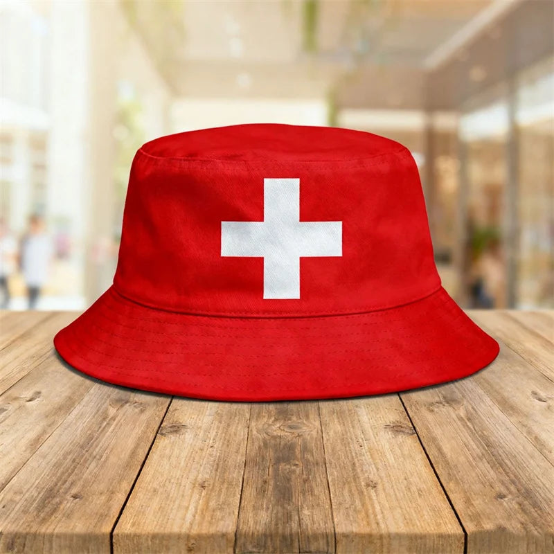 2026 Soccer World Cup National Flag Bucket Hat Reversible Sun Hat