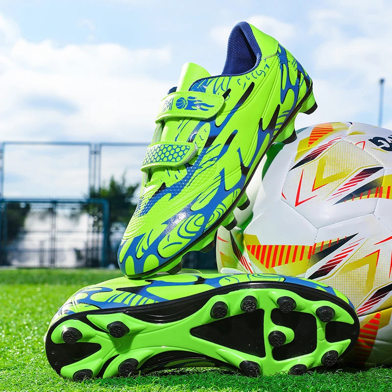 Kids Messi Style Soccer Shoes/Cleats Outdoor Boys Girls FG Boot