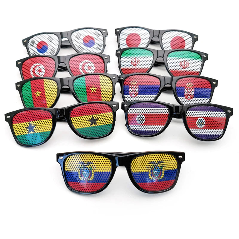 Countries/National Flag Fan Sun Glasses/Eyeglasses/Goggles Black Frame