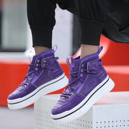 Giovanni Renzo Mens High Top Designer Sneakers/Thick Platform Sole Shoes - The GoatFind