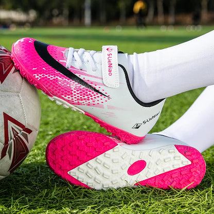 Kids Youth Soccer Cleats/Football Training Turf Shoes - The GoatFind