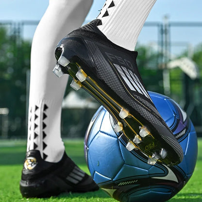 Laceless Soccer Cleats Messi/Salah/Yamal F50 Style Shoes Without lace Youth - The GoatFind