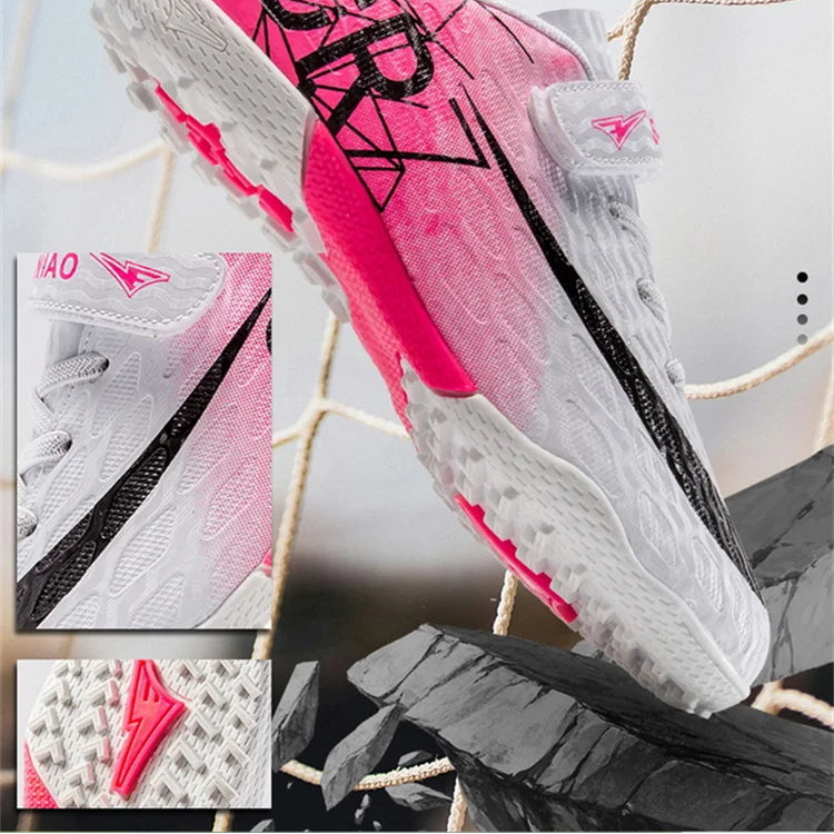 New Ronaldo Kids Soccer Cleats/Shoes/Boots Boy Girl futbol CR7 Youth