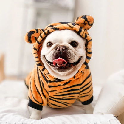 Barky Small Dog Clothes Jumpsuits/Cat Soft Warm Costume - The GoatFind