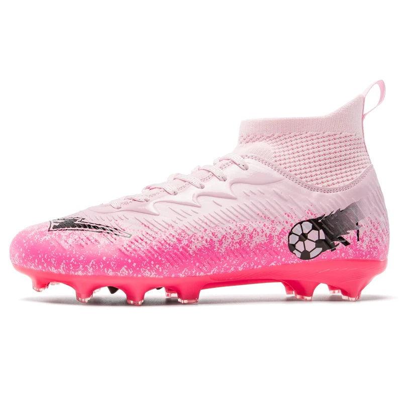 Scoremaster Professional CR7 High Top Soccer Cleats Shoes Youth Adult