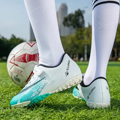 Kids Youth Soccer Cleats/Football Training Turf Shoes - The GoatFind