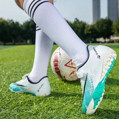 Kids Youth Soccer Cleats/Football Training Turf Shoes - The GoatFind