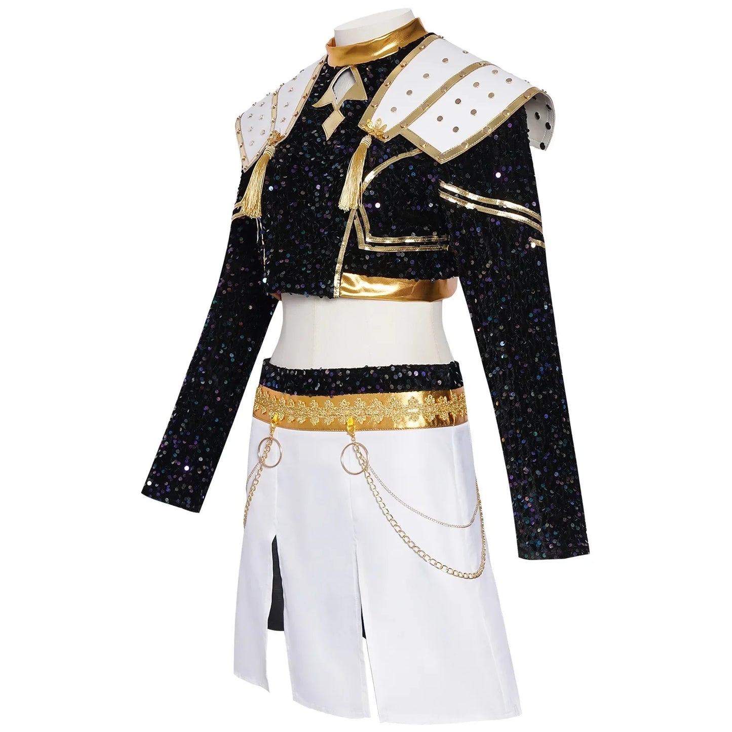 Kids Golden Rumi/Zoey/Mira/Saja Boys Cosplay KPop Demon Hunters Costume