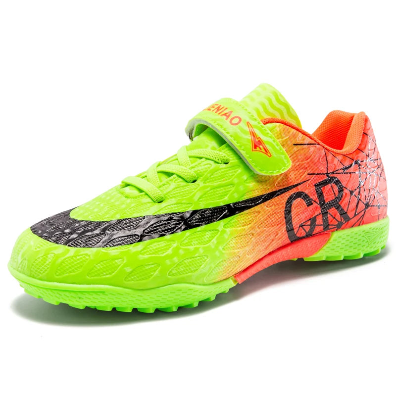 New Ronaldo Kids Soccer Cleats/Shoes/Boots Boy Girl futbol CR7 Youth