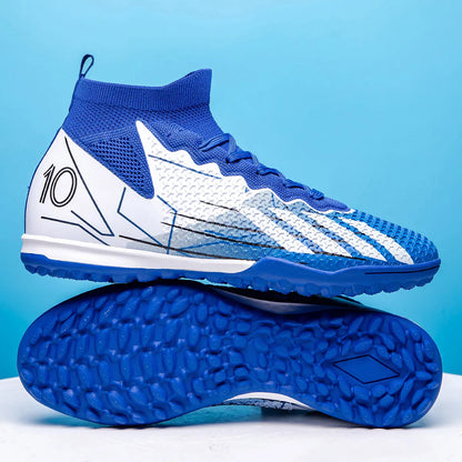 Messi Style High Top Soccer Cleats/TF/FG Professional Football Shoes - The GoatFind