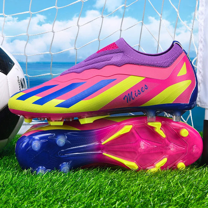 Messi Style Craze Fast Laceless Low Cut Hype Soccer Cleats/Shoes FG TF - The GoatFind