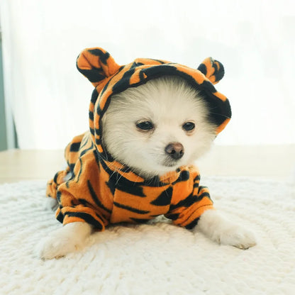 Cute Dog Holiday Costumes Jacket for Small/Medium/Large Dogs/Cats Clothes Soft Warm - The GoatFind