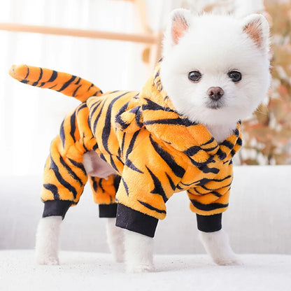 Barky Small Dog Clothes Jumpsuits/Cat Soft Warm Costume - The GoatFind