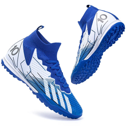 Messi Style High Top Soccer Cleats/TF/FG Professional Football Shoes - The GoatFind