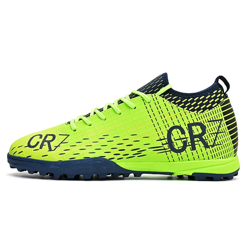 Ronaldo Style CR7 High top Best Soccer Cleats Shoes Youth/Kids Indoor/Outdoor