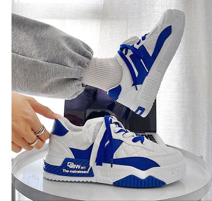 Renzo Premium Two Tones Designer Sneaker Skater Shoes - The GoatFind