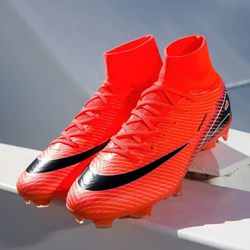New Kylian Mbappe Style Soccer Cleats/Super High-quality TF/FG Fly Shoes